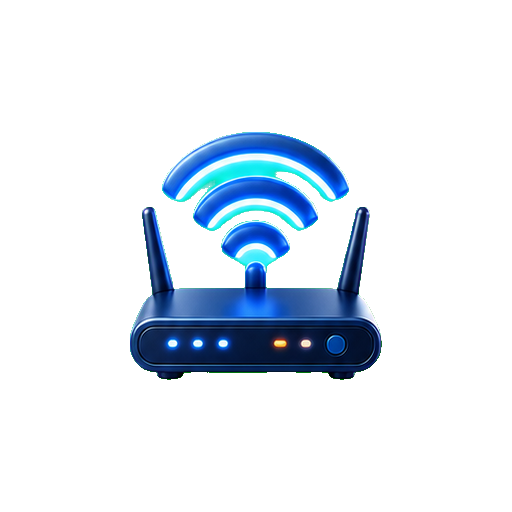 Icone 3D de tecnologia Wi-Fi StarNet