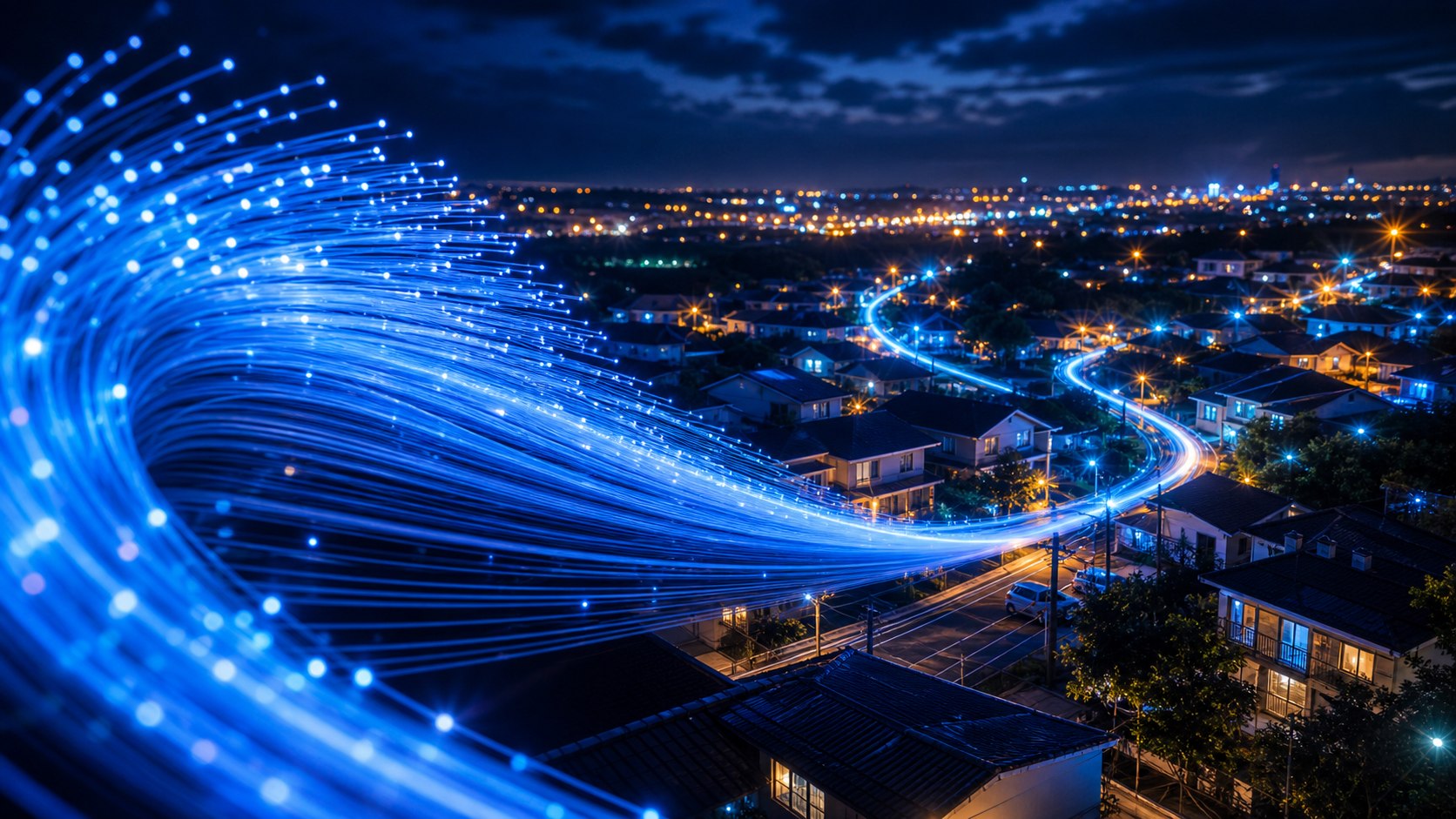 Expansão de fibra óptica na região