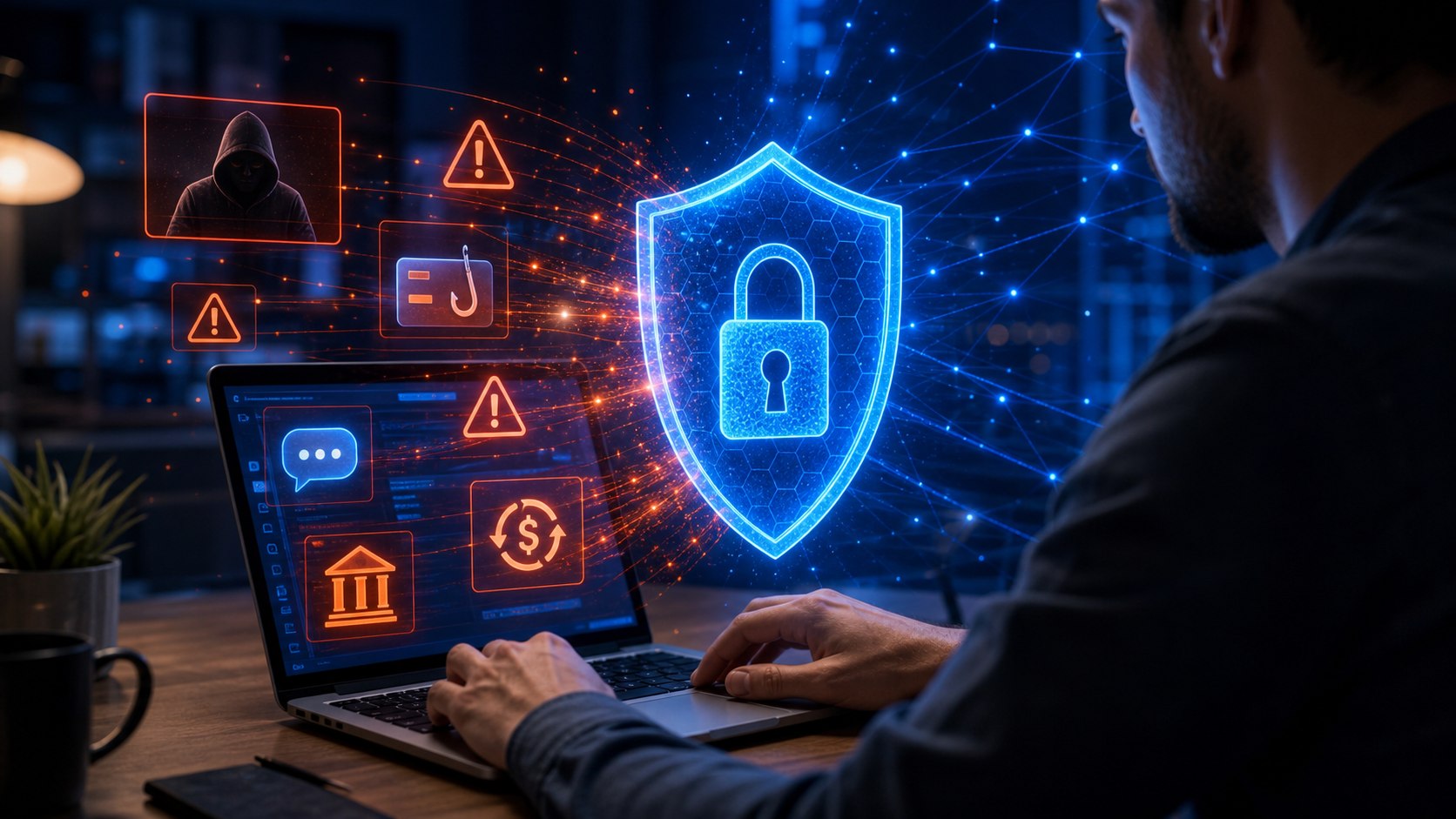 Golpes digitais e segurança online